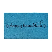 Calloway Mills Happy Hanukkah Outdoor Rectangular Doormat