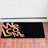 Calloway Mills Angle Welcome Outdoor Rectangular Doormat