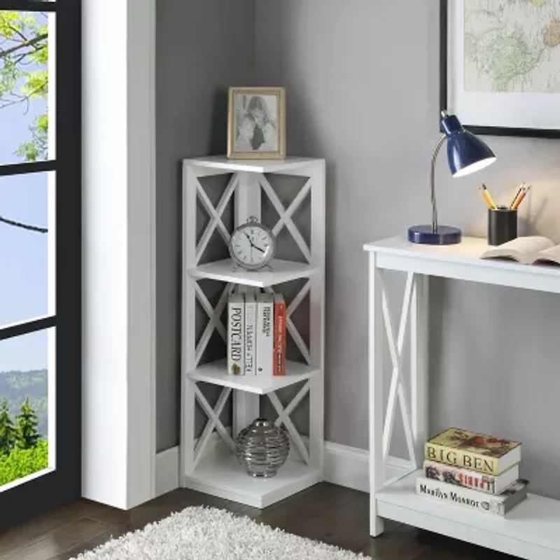 Oxford 3-Tier Corner Bookcase