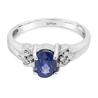 Le Vian® Grand Sample Sale™ Ring featuring 1 1/5 CT. Cornflower Ceylon Sapphire™ 1/10 CT. set in 14K Vanilla Gold®