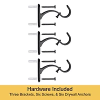 Kenney Weaver Indoor/Outdoor Rust-Resistant 1 Adjustable Curtain Rod