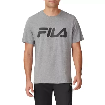 FILA Mens Crew Neck Short Sleeve Active T-Shirt