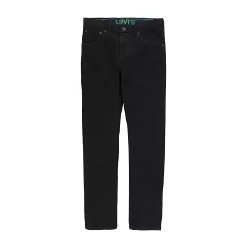 Levi's Big Kid Boys Adjustable Waist Mid Rise 511 Slim Fit Jean