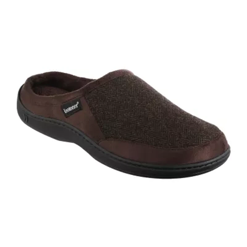 Isotoner Mens Memory Foam Slip-On Slippers