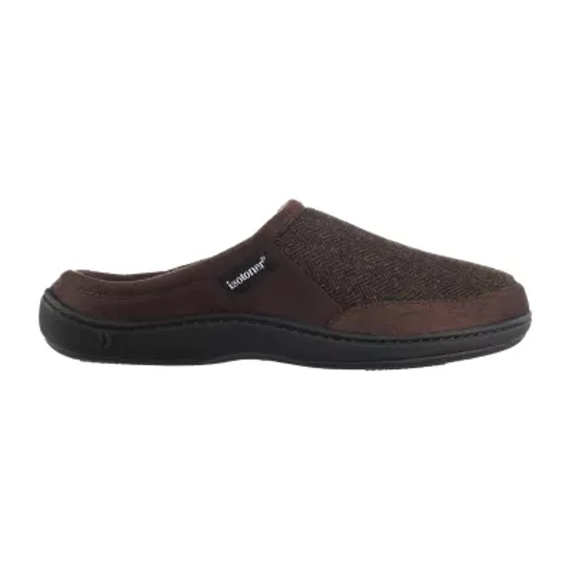 Isotoner Mens Memory Foam Slip-On Slippers
