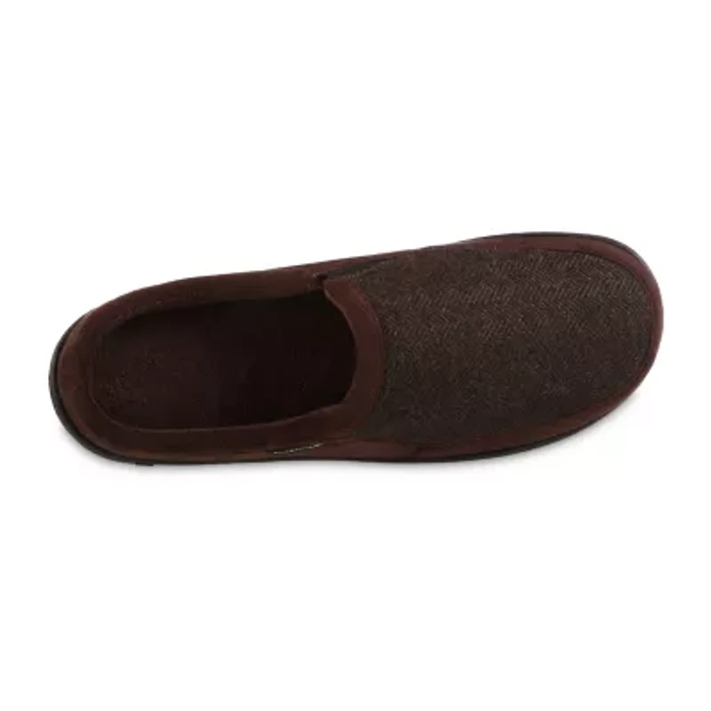 Isotoner Mens Memory Foam Slip-On Slippers