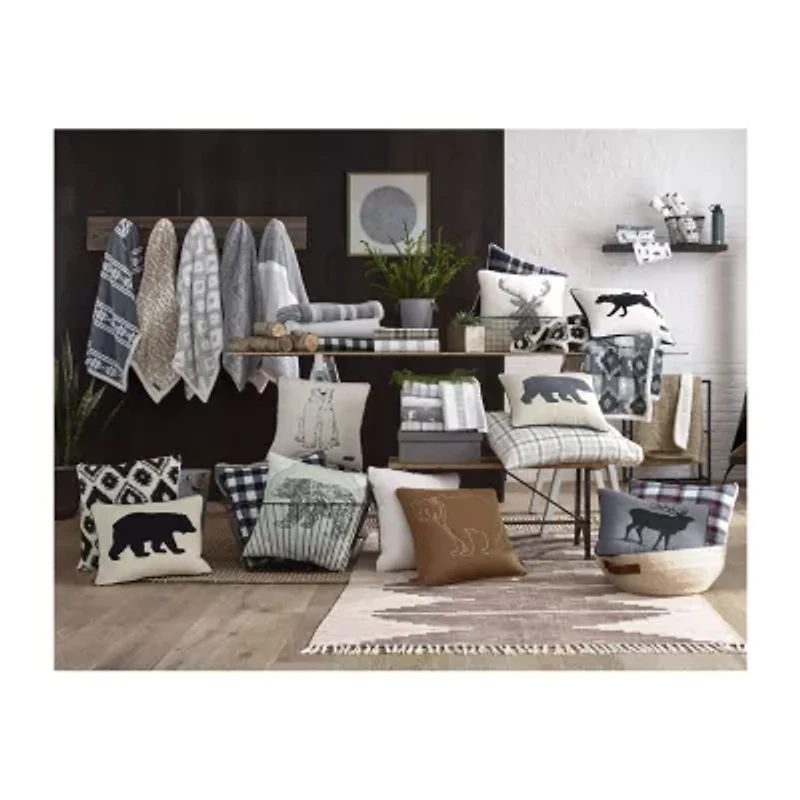 Eddie Bauer Elk 2pc Set Rectangular Throw Pillow