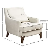 Madison Park Signature Collin Upholstered Armchair