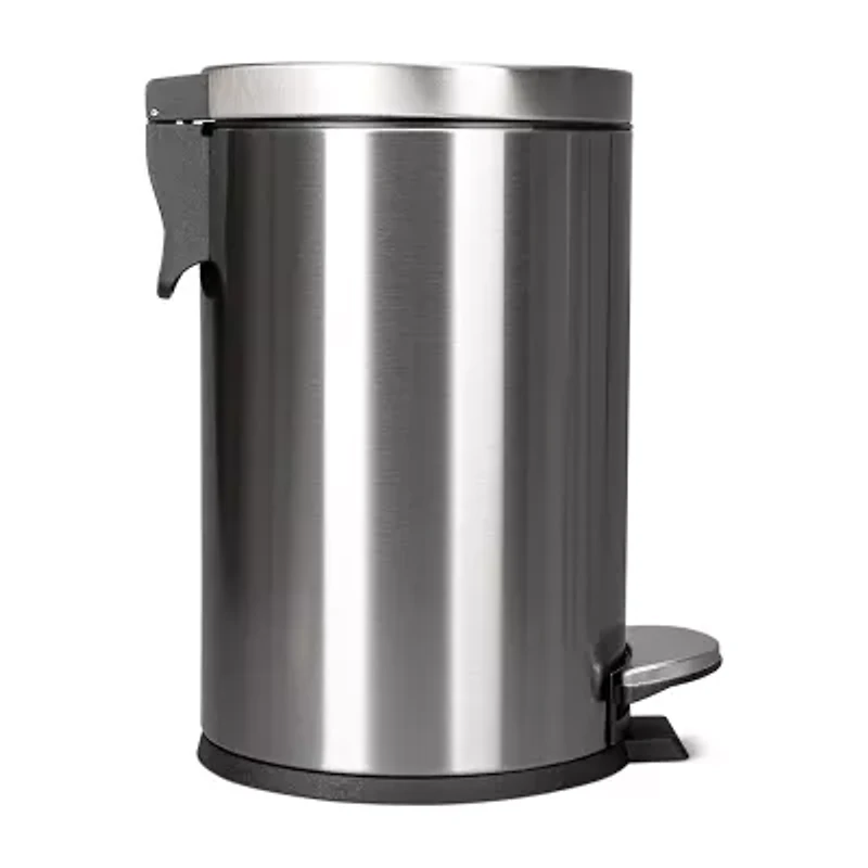 Home Expressions 1.2 Gallon Step Trash Can