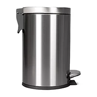 Home Expressions 1.2 Gallon Step Trash Can