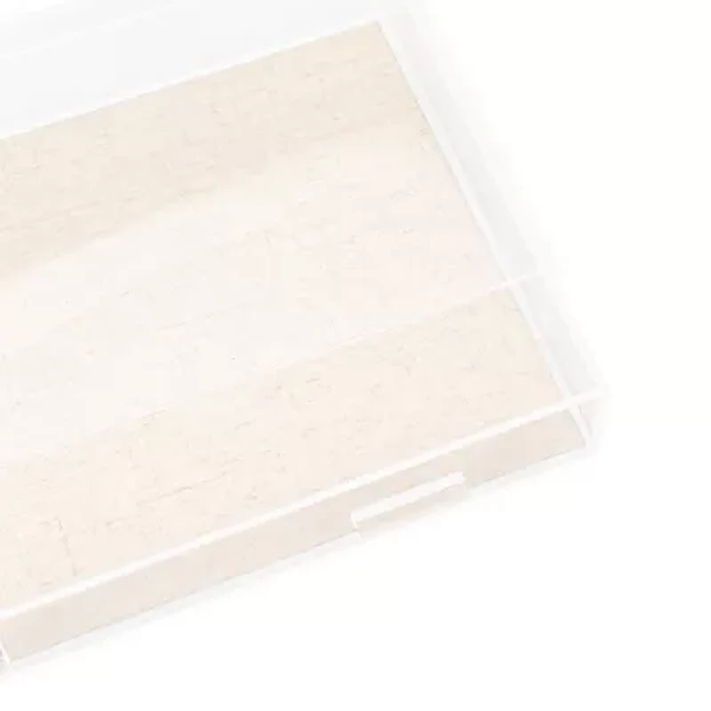 Home Expressions Arcylic With Linen Liner Jewelry Organizer