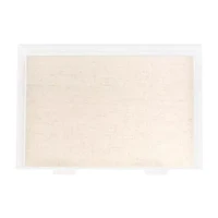 Home Expressions Arcylic With Linen Liner Jewelry Organizer