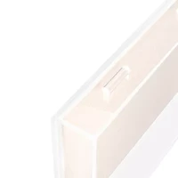 Home Expressions Arcylic With Linen Liner Jewelry Organizer