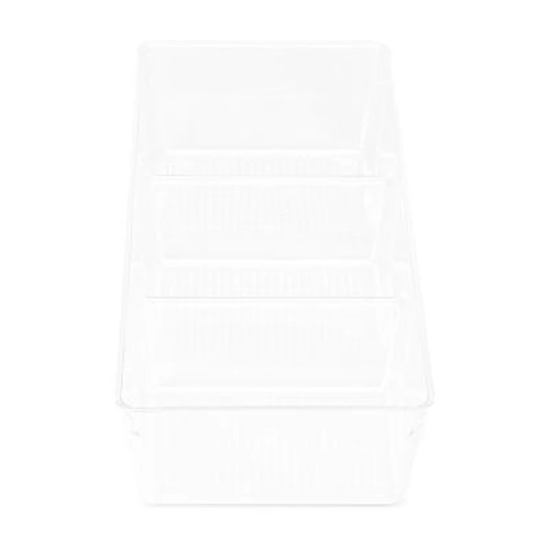 Home Expressions Narrow 3-Compartment Storage Bin