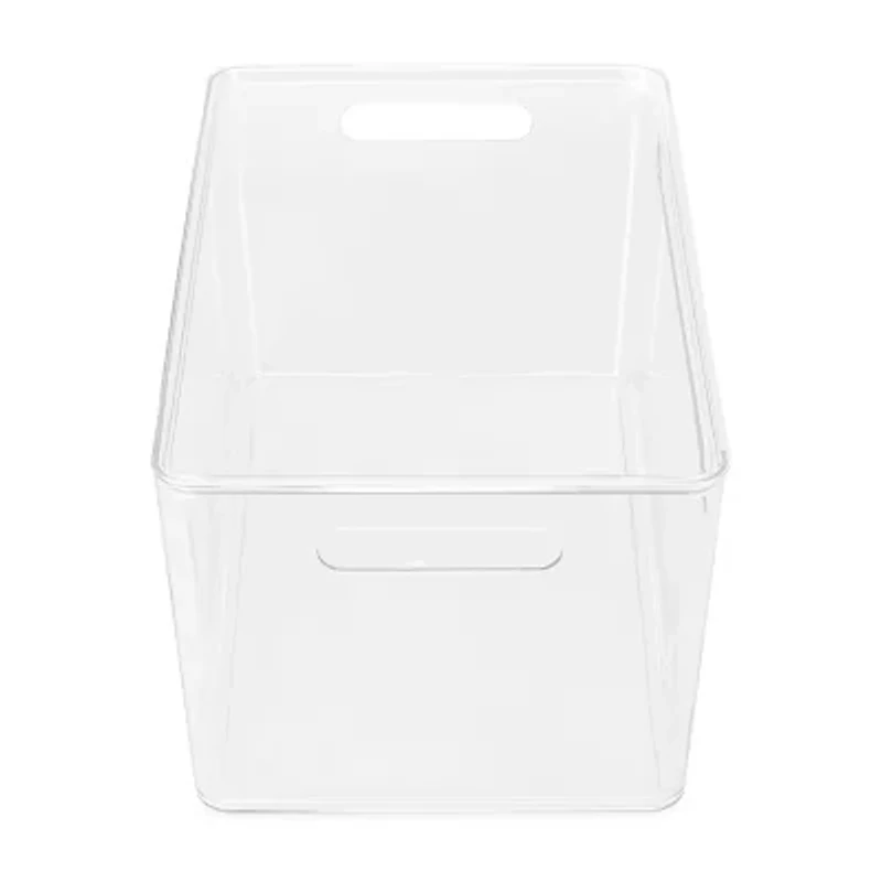 Home Expressions Small Acrylic Storage Bin with Lid
