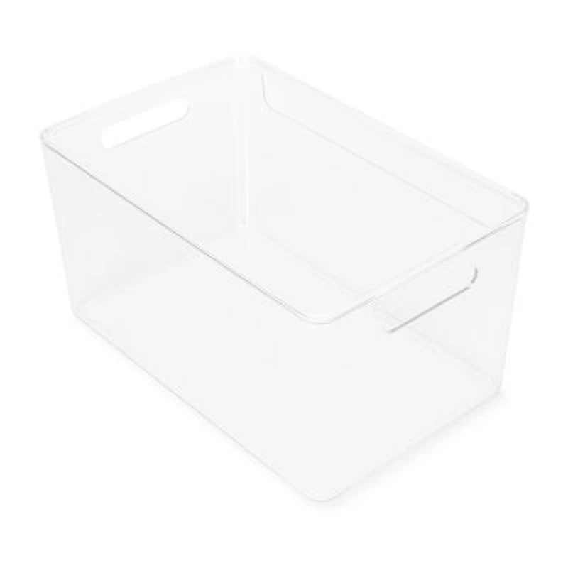 Home Expressions Small Acrylic Storage Bin with Lid