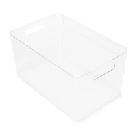 Home Expressions Small Acrylic Storage Bin with Lid