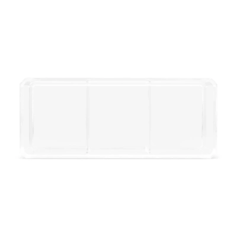 Home Expressions 3-Compartment Makeup Organizer