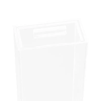 Home Expressions Small Acrylic Makeup 1-Drawer Single Compartment Drawer Storage