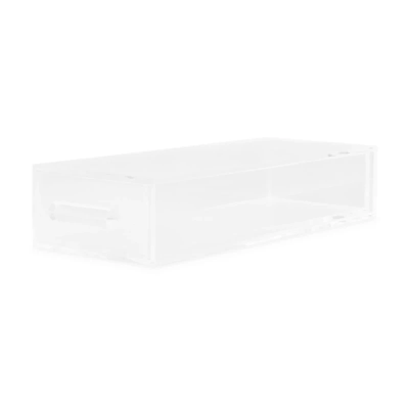 Home Expressions Small Acrylic Makeup 1-Drawer Single Compartment Drawer Storage