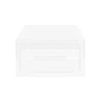 Home Expressions Small Acrylic Makeup 1-Drawer Single Compartment Drawer Storage