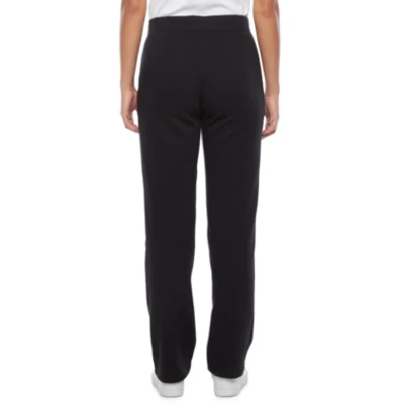 St. John's Bay Womens Straight Mid Rise Fleece Sweatpant