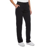 St. John's Bay Womens Straight Mid Rise Fleece Sweatpant