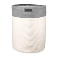 Home Expressions Woven Rope Laundry Hamper