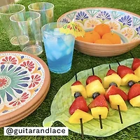 Tarhong Rio Medallion 6-pc. Melamine Salad Plate