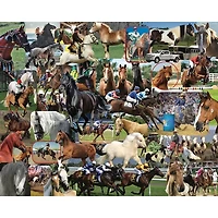 Hart Puzzles Horses, Horses, Horses By Steve Smith, 24 X 30 1000 Puzzle