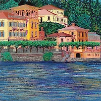 Hart Puzzles Lake Como by Allan Friedlander, 24 x 30 1000 Piece Puzzle