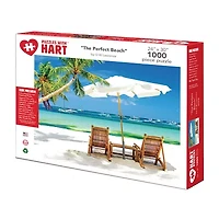 Hart Puzzles The Perfect Beach By Ow Lawrence, 24 X 30 1000 Piece Puzzle