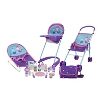 509 Mermaid 19 Piece Set  Doll Travel Feed Sleep N Play Set Baby Play