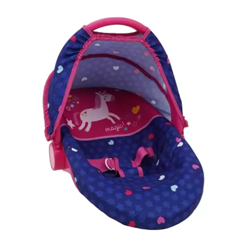 509 Unicorn 2 In 1 Doll Travel System Baby Play