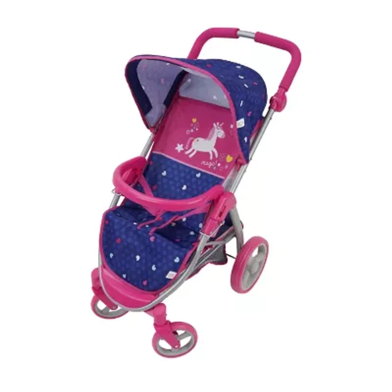 509 Unicorn 2 In 1 Doll Travel System Baby Play