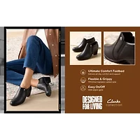 Clarks Emily Reyna Womens Round Closed Toe Slip-On Shoe
