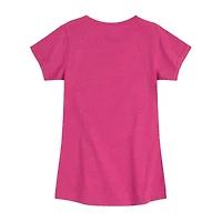 Eat Sleep Repeat Big Kid Girls Crew Neck Short Sleeve T-Shirt