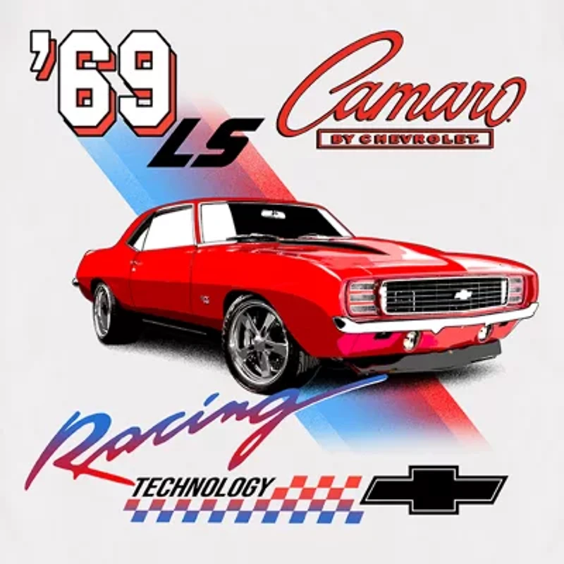 Mens Short Sleeve Camaro Graphic T-Shirt