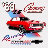 Mens Short Sleeve Camaro Graphic T-Shirt