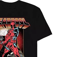 Mens Short Sleeve Deadpool Graphic T-Shirt