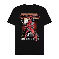 Mens Short Sleeve Deadpool Graphic T-Shirt