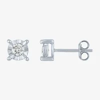 (G-H / I1-I2) Womens 1/3 CT. T.W. Lab-Grown Diamond Sterling Silver Round 2-pc. Jewelry Set