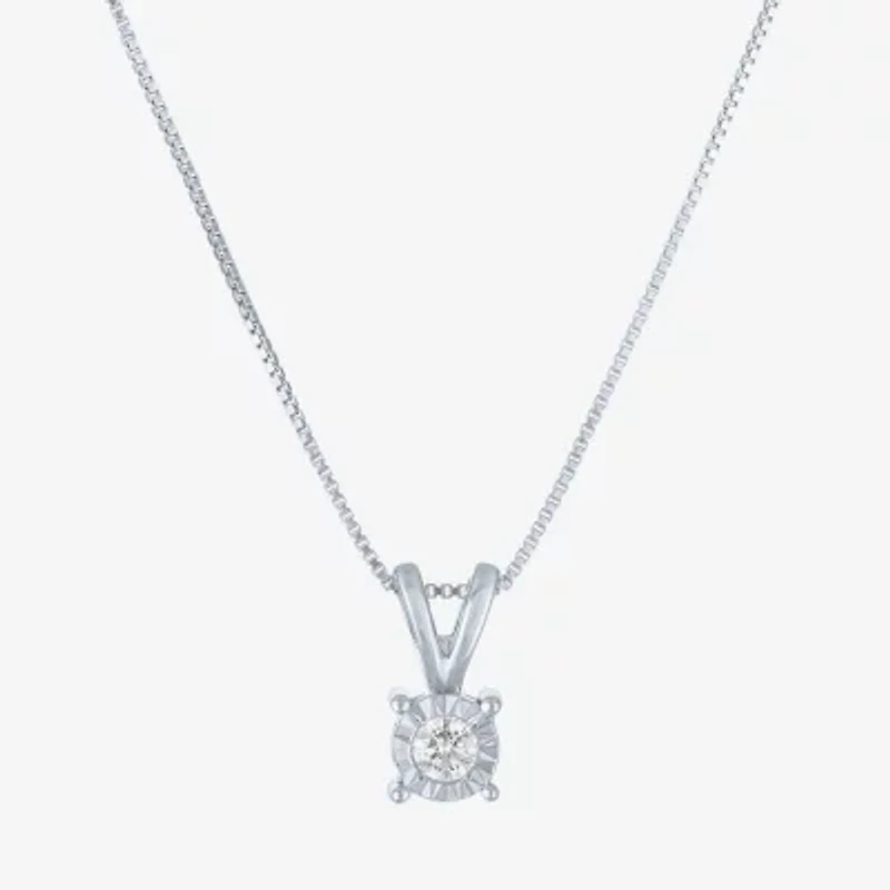 (G-H / I1-I2) Womens 1/3 CT. T.W. Lab-Grown Diamond Sterling Silver Round 2-pc. Jewelry Set