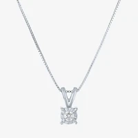 (G-H / I1-I2) Womens 1/3 CT. T.W. Lab-Grown Diamond Sterling Silver Round 2-pc. Jewelry Set