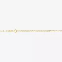 Diamond Addiction (G-H / I1-I2) Womens 1/10 CT. T.W. Lab Grown Diamond 14K Gold Over Silver Paperclip 16 Inch Pendant Necklace