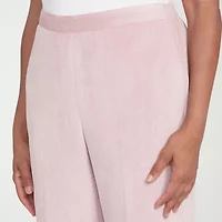 Alfred Dunner Telluride Womens Comfort Waistband Straight Corduroy Pant