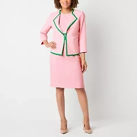 Black Label by Evan-Picone Womens Classic Fit Suit Jacket