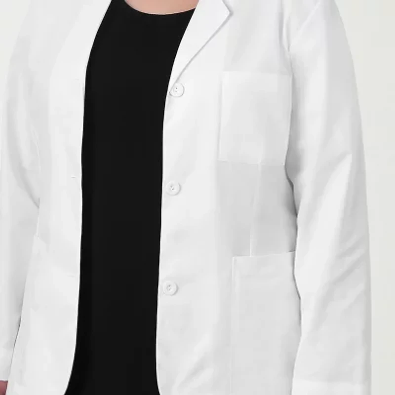 Meta Labwear 738 28" Consultation" Womens Tall Long Sleeve Lab Coat