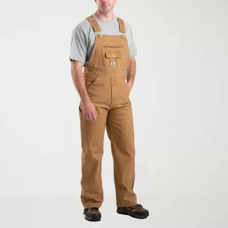 Berne Vintage Washed Duck Bib Mens Workwear Overall