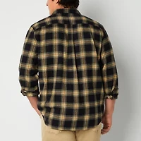 Arizona Mens Long Sleeve Regular Fit Big and Tall Flannel Shirt